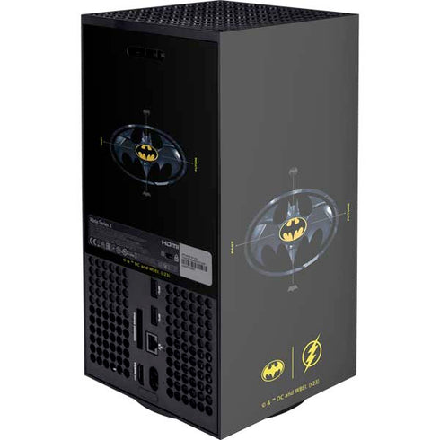 DC Comics The Flash Movie: Batman Multiverse Logos XBox Series X Digital Edition Console Skin